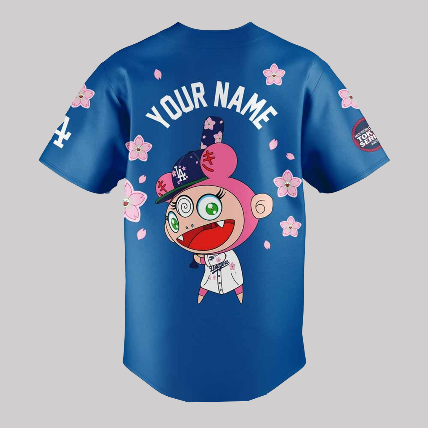 Dodgers Takashi Murakami Tokyo Blue Baseball 2025 Jersey