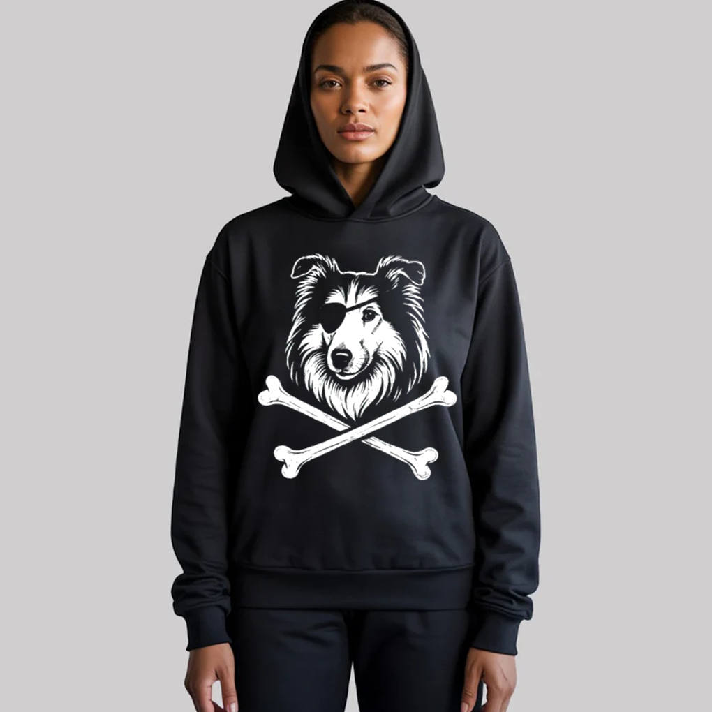 Dog Eye Patch Rev Pirate Reveille Flags Shirt
