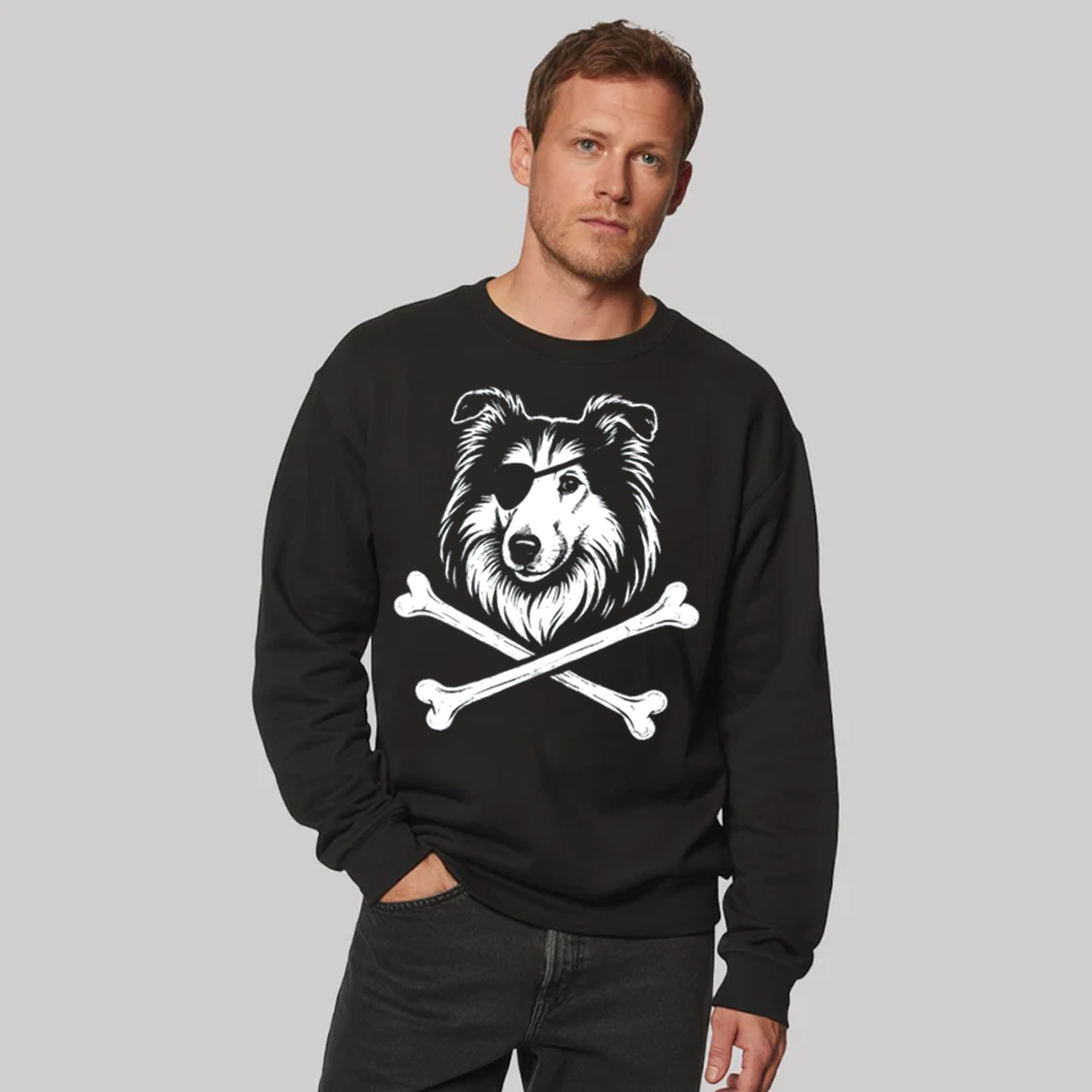 Dog Eye Patch Rev Pirate Reveille Flags Shirt