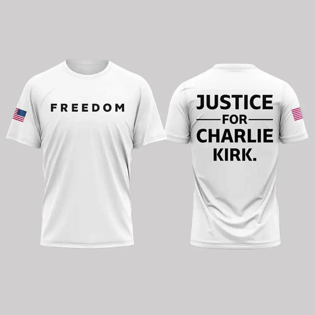 FREEDOM Justice for Charlie Kirk Shirt - Clothingus Diamond