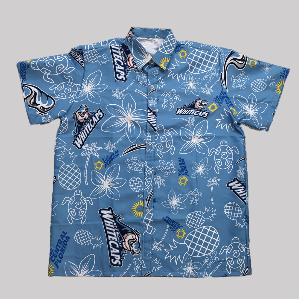 Hawaiian West Michigan Whitecaps Giveaway Jersey 2025 Clothingus Diamond