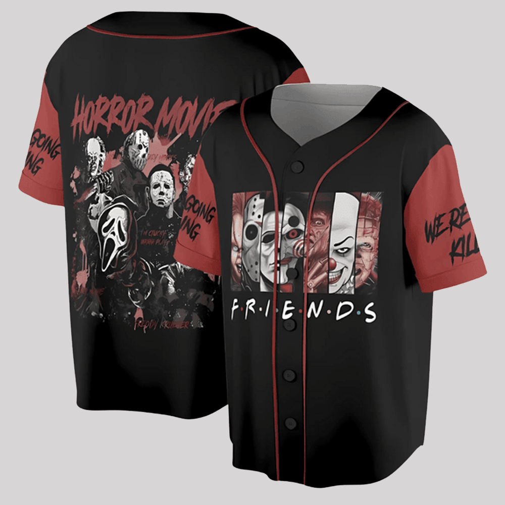 Horror Movie Friend Hallowen jersey 2025