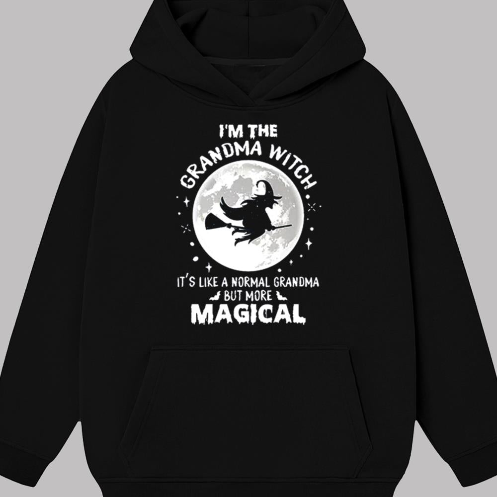 I'm The Grandma Witch It's Like A Normal Grandma But More Magical Hallowen Shirt 2025