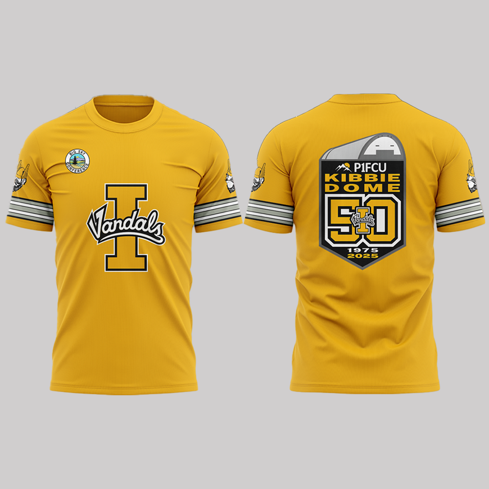 Idaho Vandals Kibbie Dome 50 1975-2025 Shirt