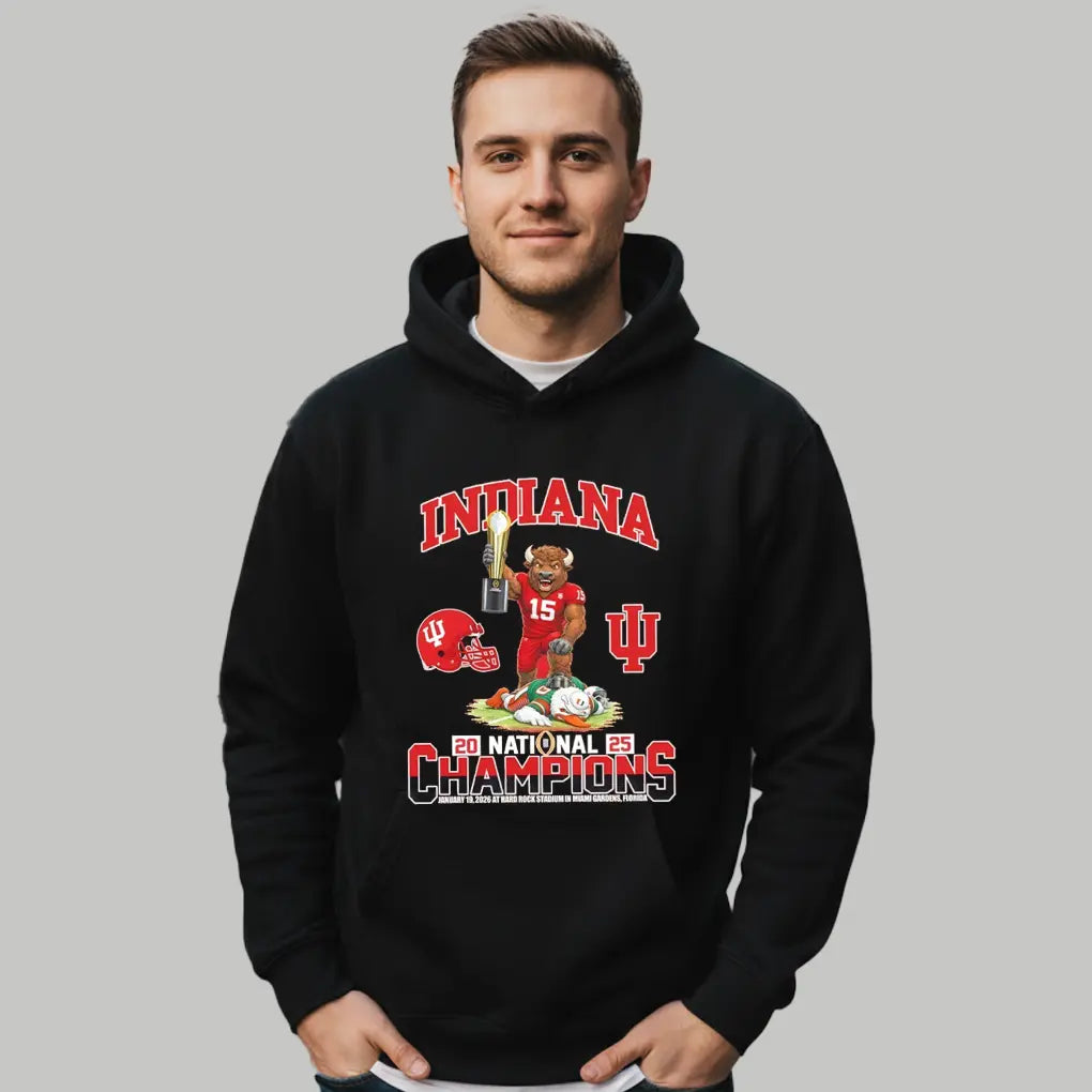 Indiana National Champions 2025 Shirt Clothingus Diamond