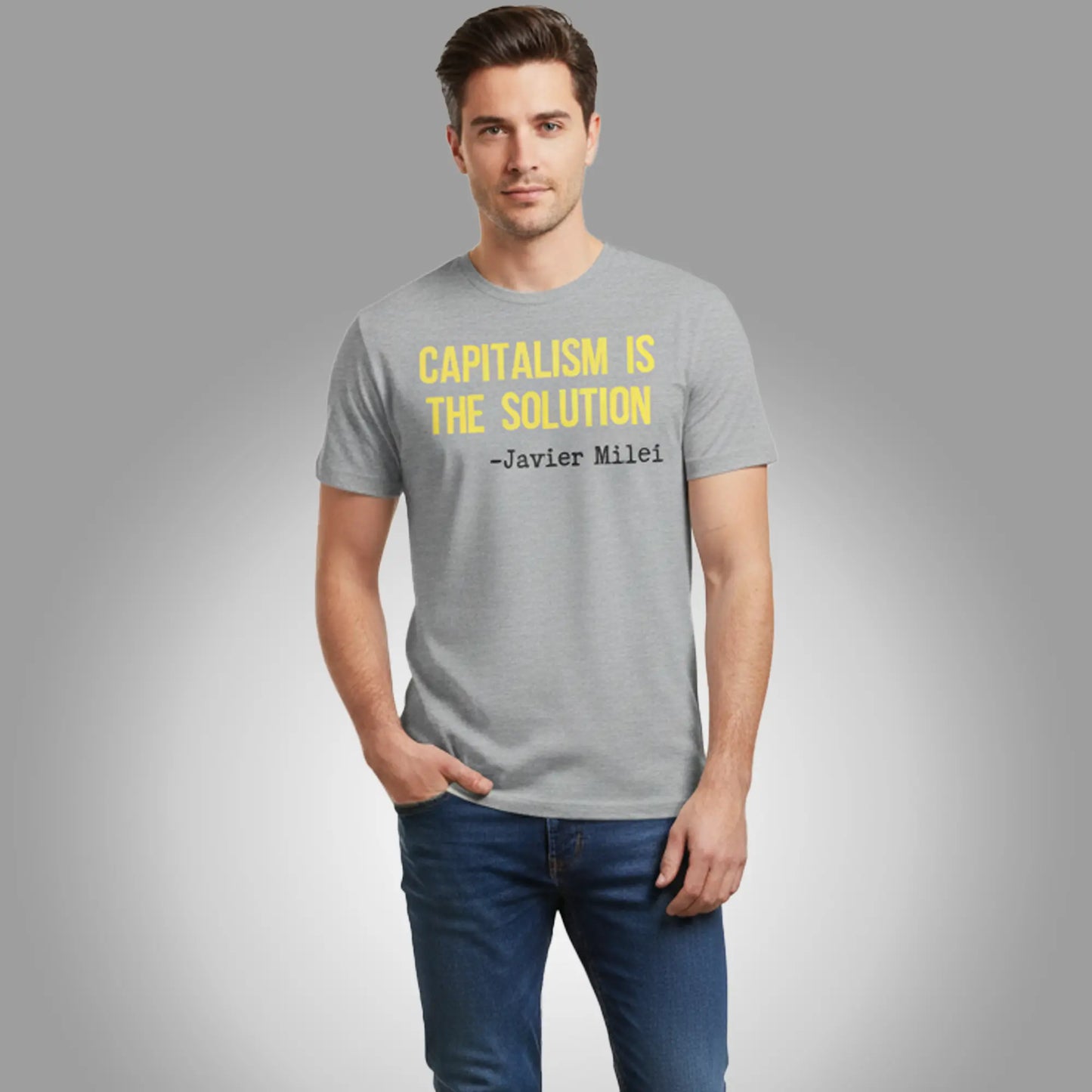 Javier Milei Capitalism Is The Solution Shirt Clothingus Diamond