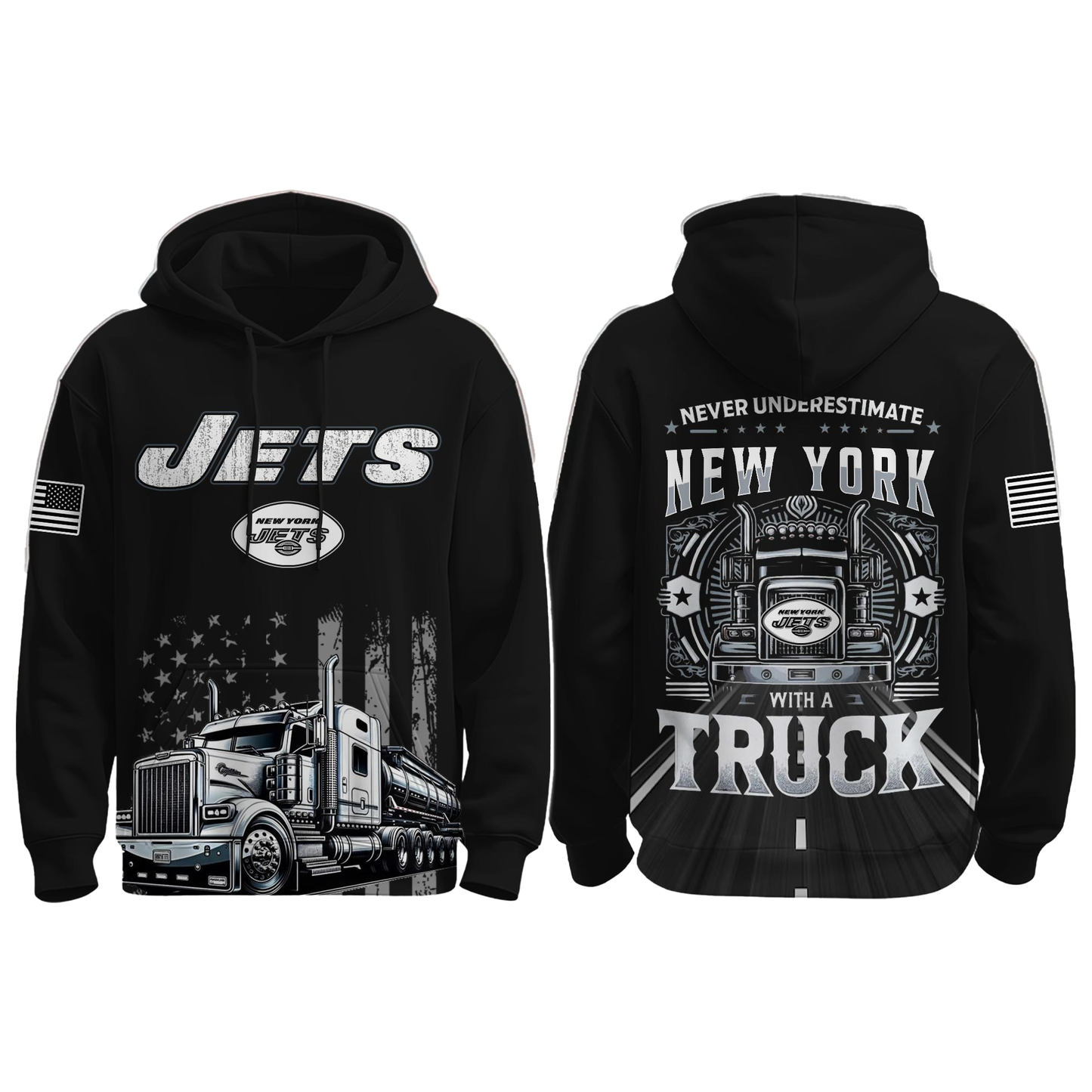 Jets Truck Driver Appreciation Night Game 2025 Hoodie