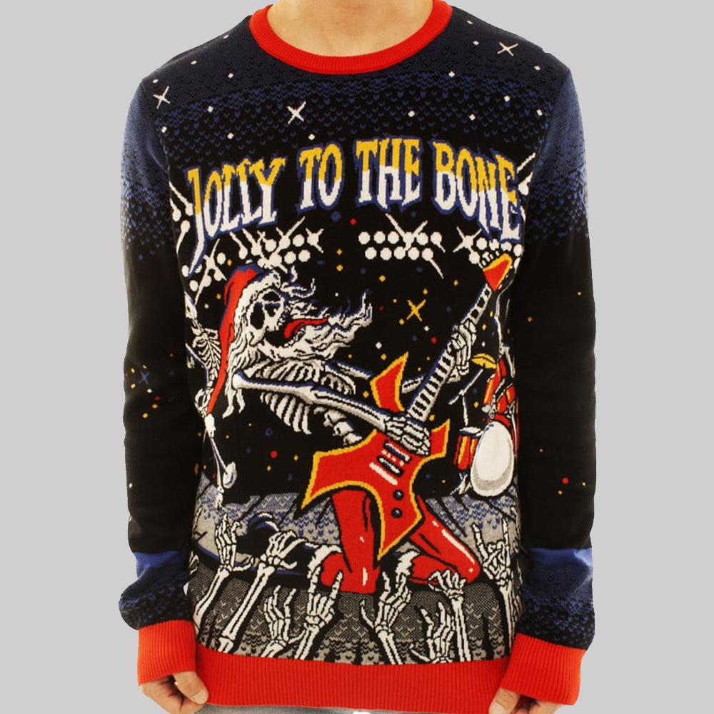 Jolly To The Bone Ugly Christmas 2025 Sweater