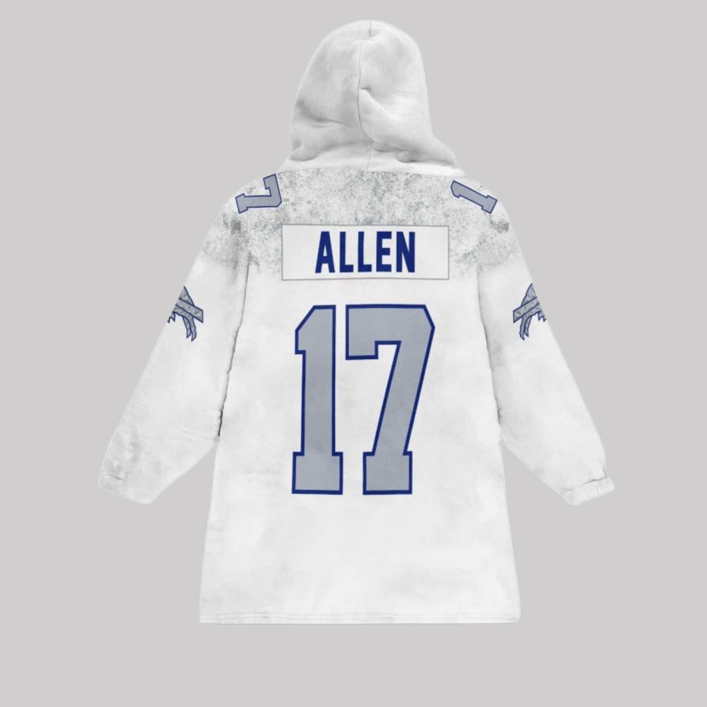 Josh Allen Bills Rivalries Cold Front Unisex Blanket Hoodie