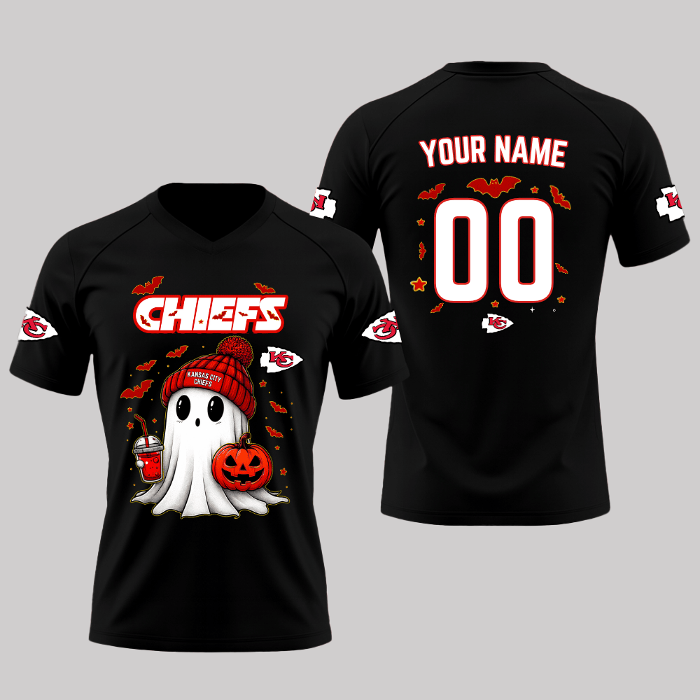 Kansas City Chiefs - Chief Among The Bats Halloween Black 2025 Jersey