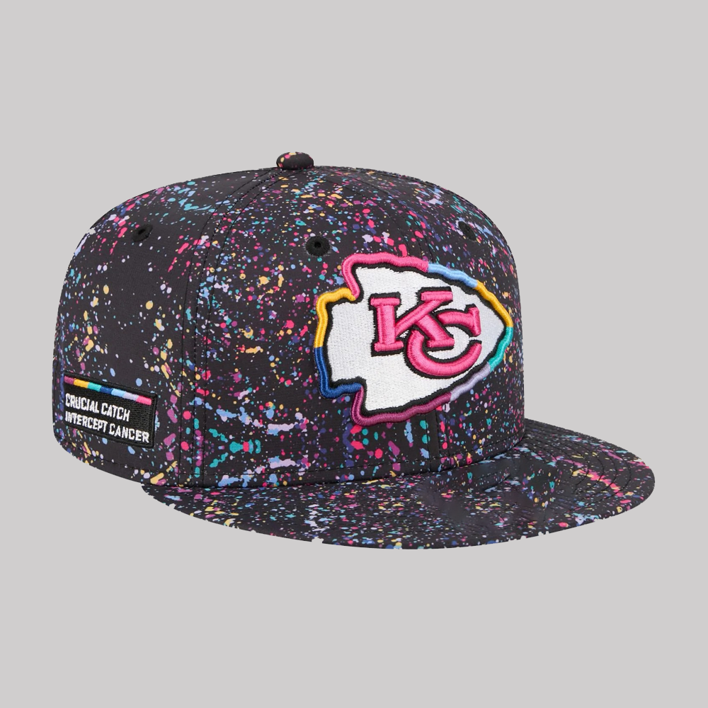 Kansas City Chiefs Crucial Catch Intercept Cancer 2025 Hat