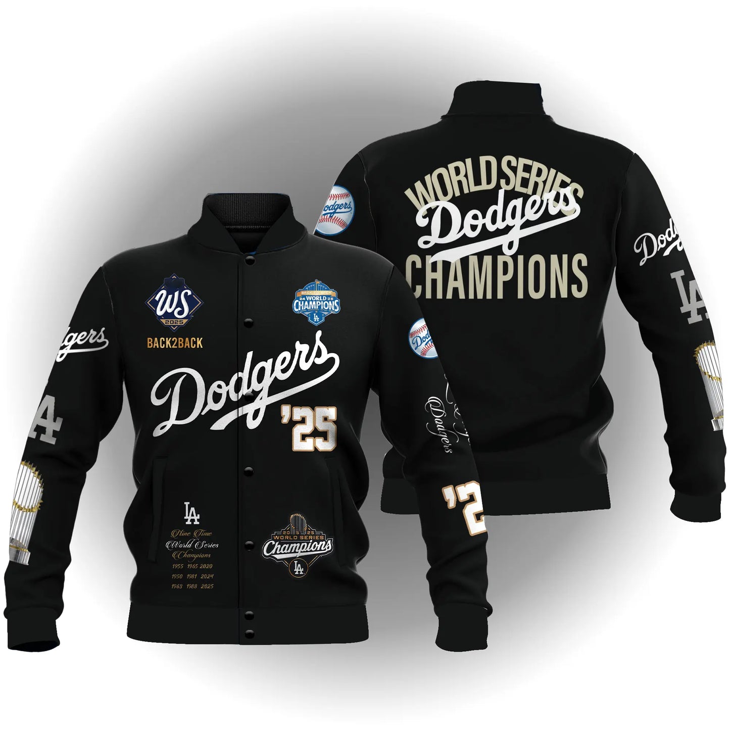 Max Muncy LA Dodgers 2025 World Series Jacket - Clothingus Diamond