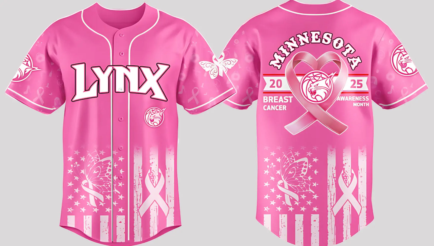 LYNX Jersey for Breast Cancer Awareness Month 2025 - Clothingus Diamond