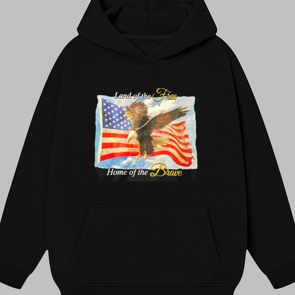Land Of The Free Home Of The Brave Regarding the Charlie Kirk case Shirt