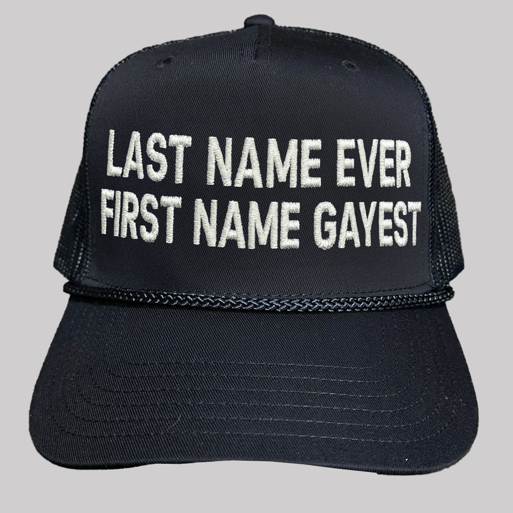 Last Name Ever First Name Gatest Hat 2025 Clothingus Diamond