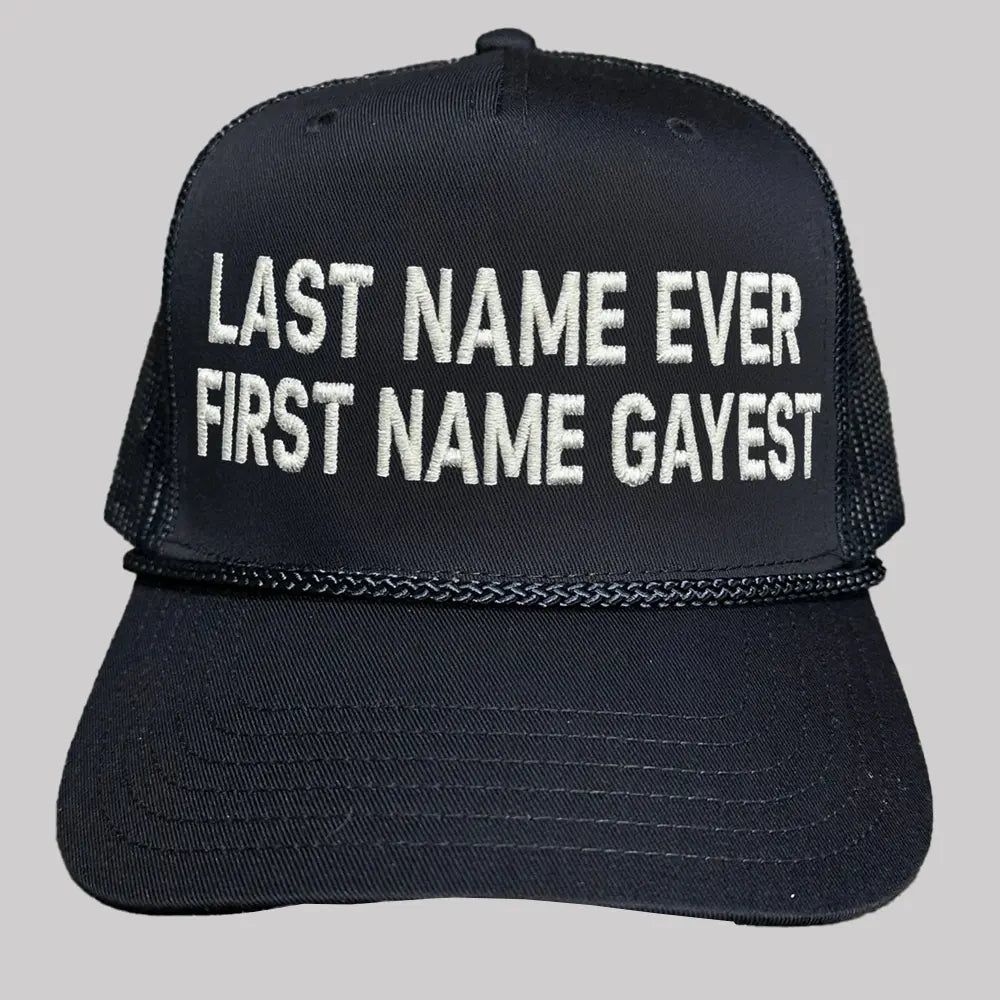 Last Name Ever First Name Gatest Hat 2025 Clothingus Diamond