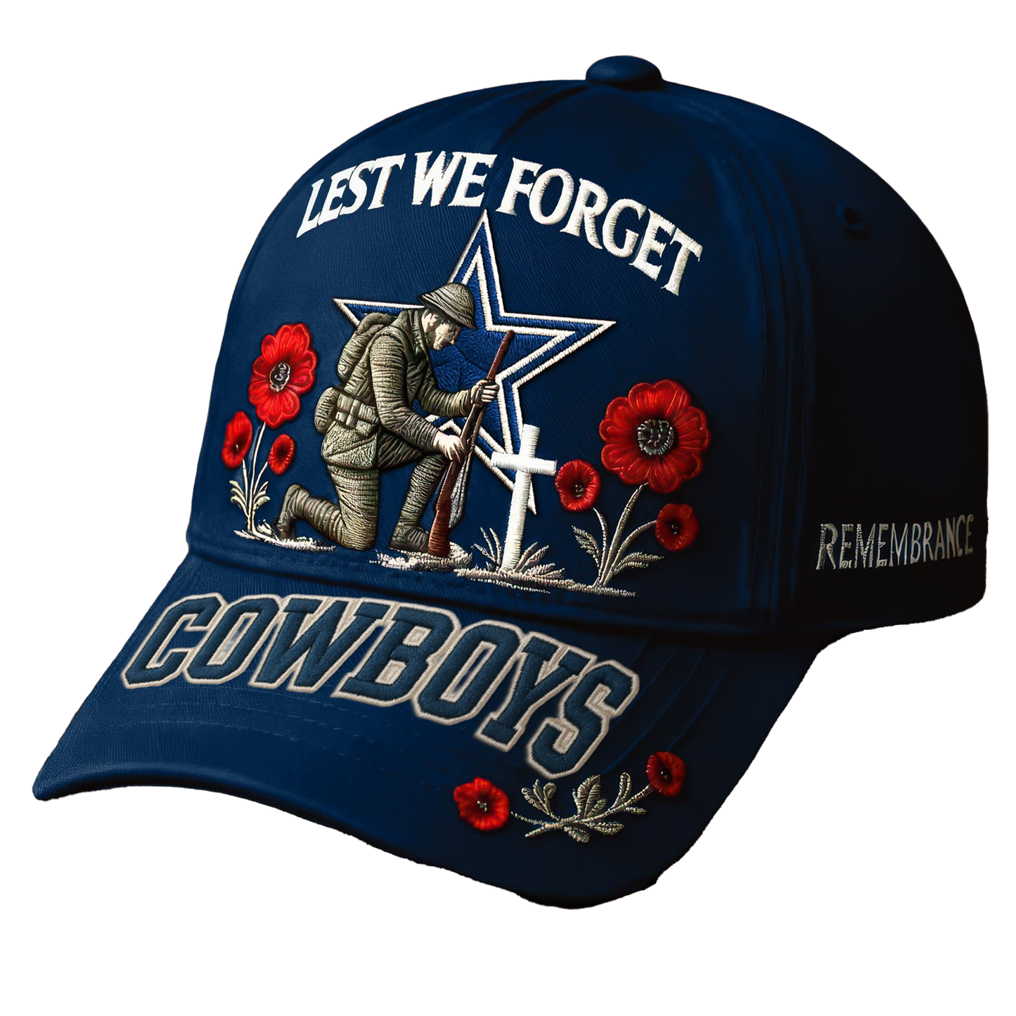 Lest We Forget Cowboys Remembrance Hat