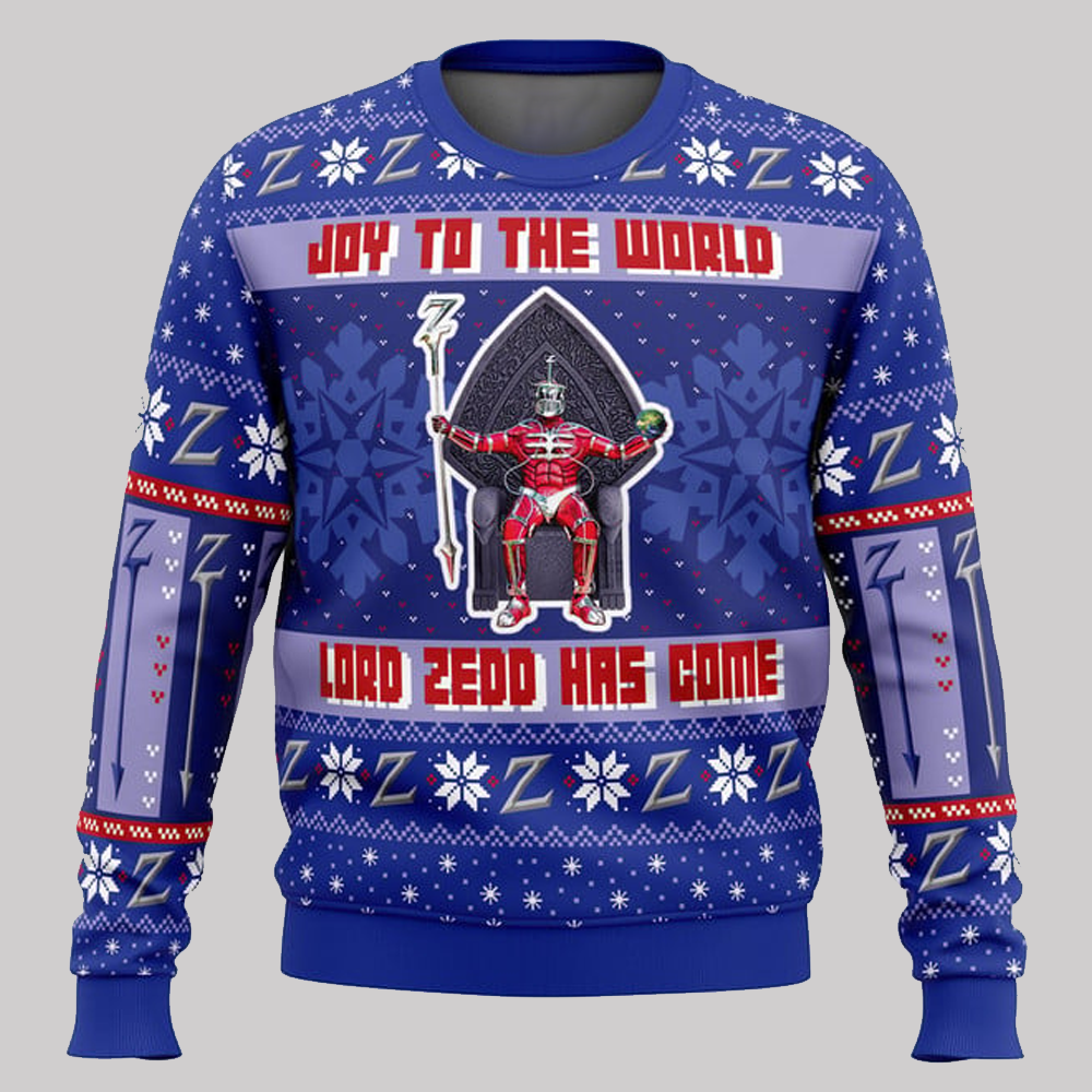 Lord Zedd Has Come Power Rangers Ugly Christmas 2025 Sweater