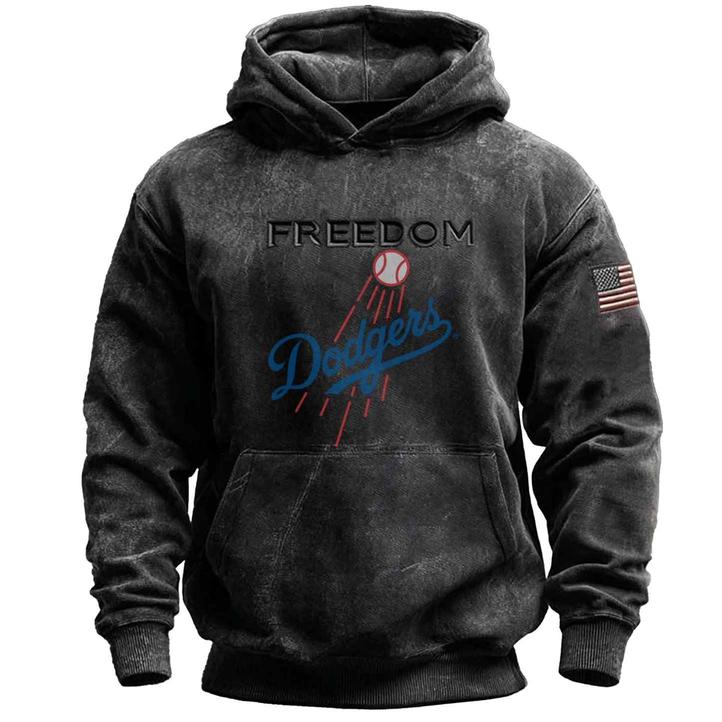 Los Angeles Dodgers Freedom Charlie Kirk USA 2025 Hoodie