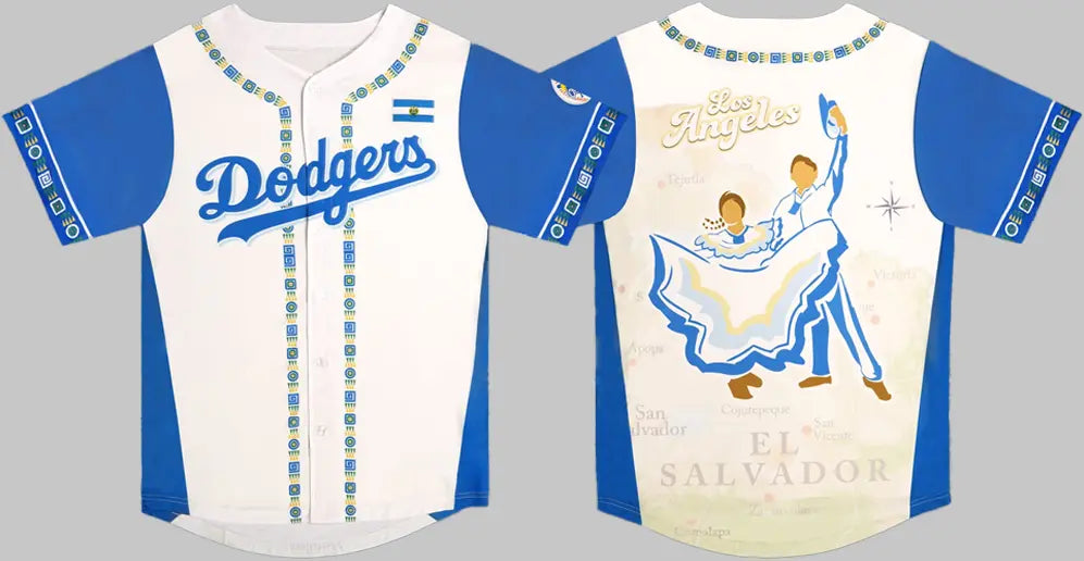Los Angeles Dodgers Salvadoran Heritage Jersey Giveaway 2025 - Clothingus Diamond