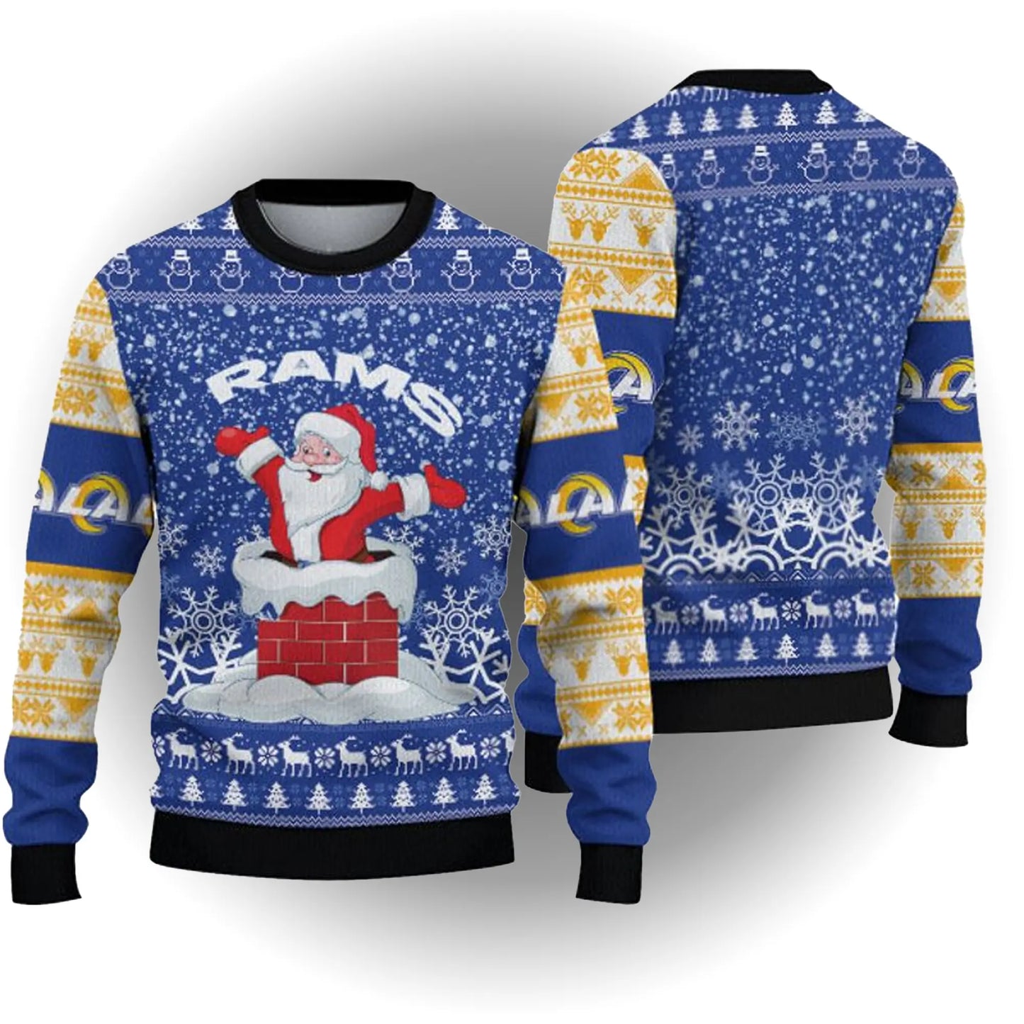 Los Angeles Rams “funny Santa” Holiday Christmas Sweatshirt - Clothingus Diamond