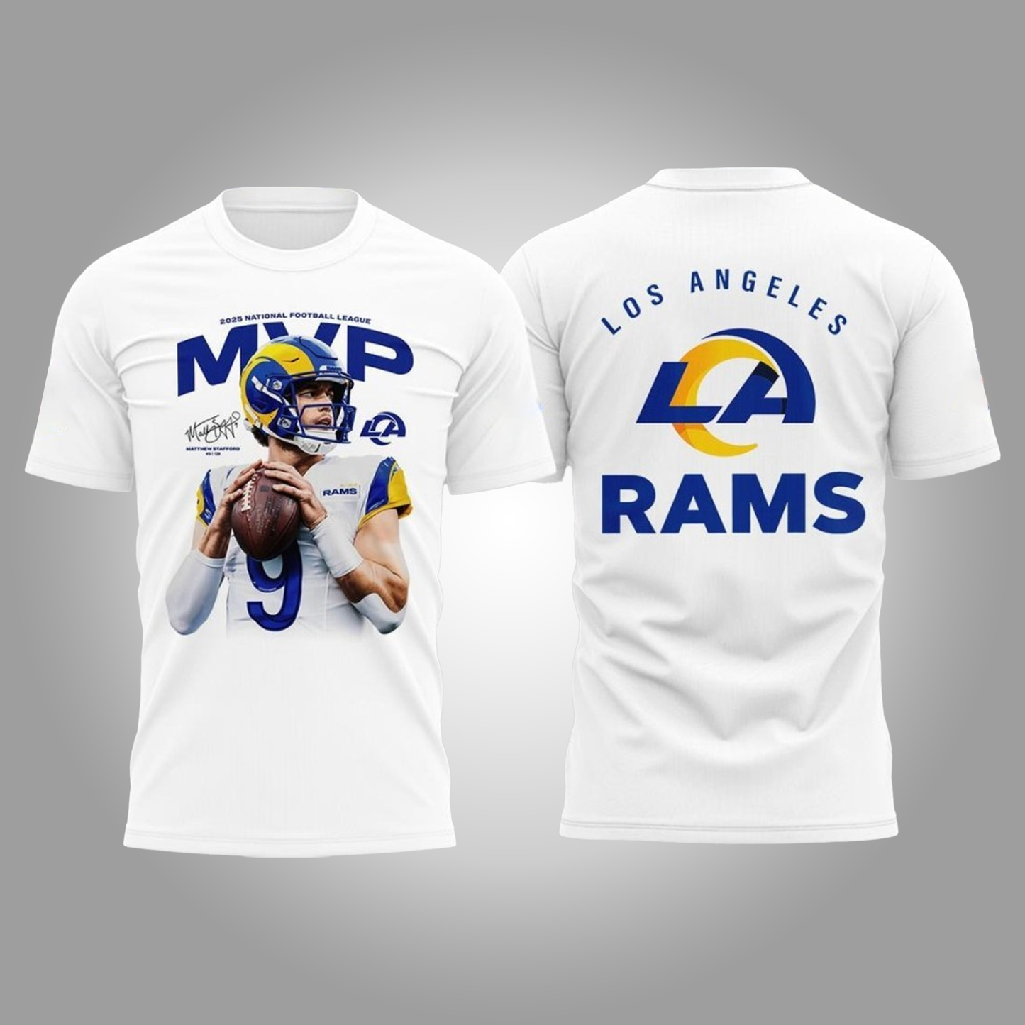 Matthew Stafford Los Angeles Rams 2025 MVP Shirt Clothingus Diamond