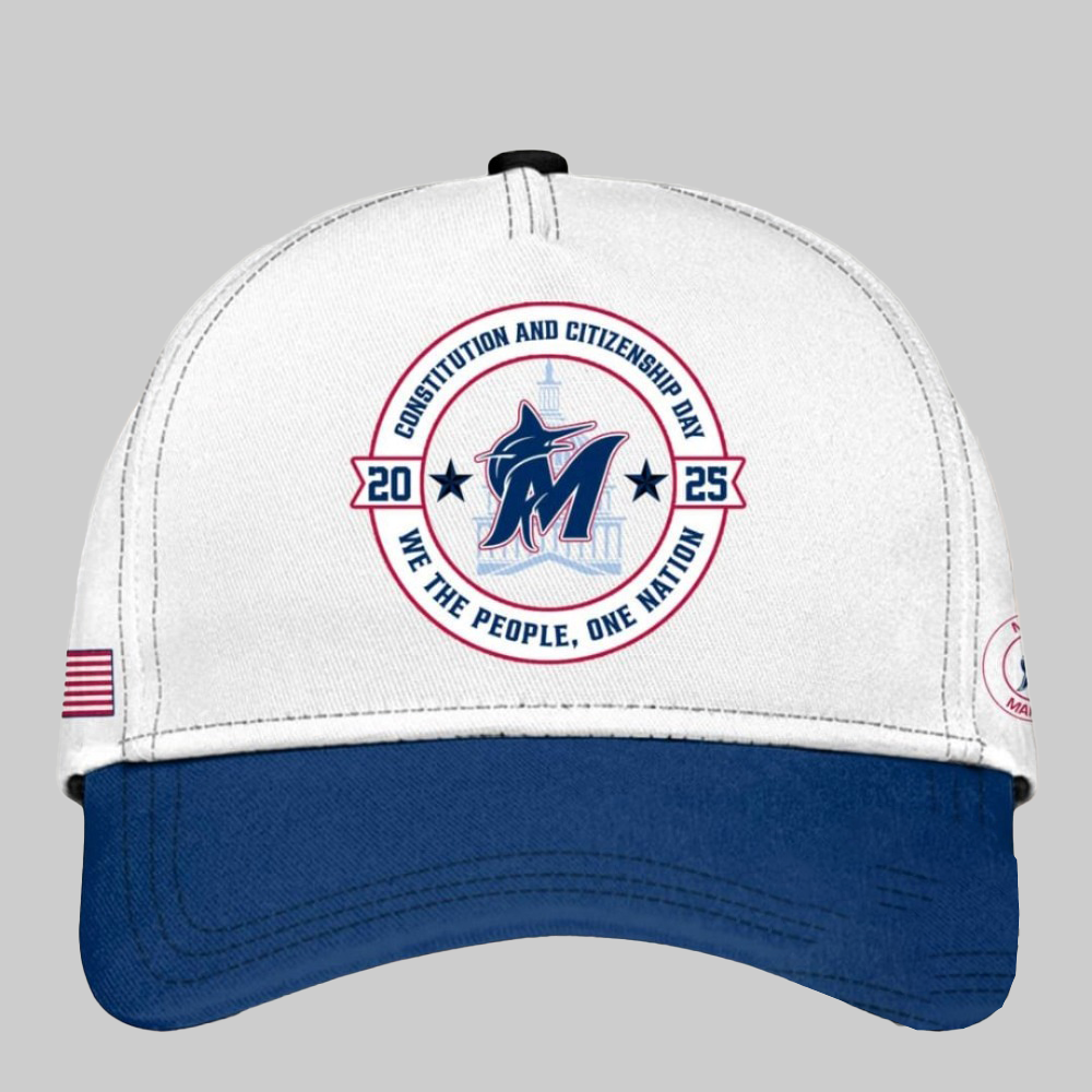 Miami Marlins Happy Constitution And Citizenship Day Cap 2025