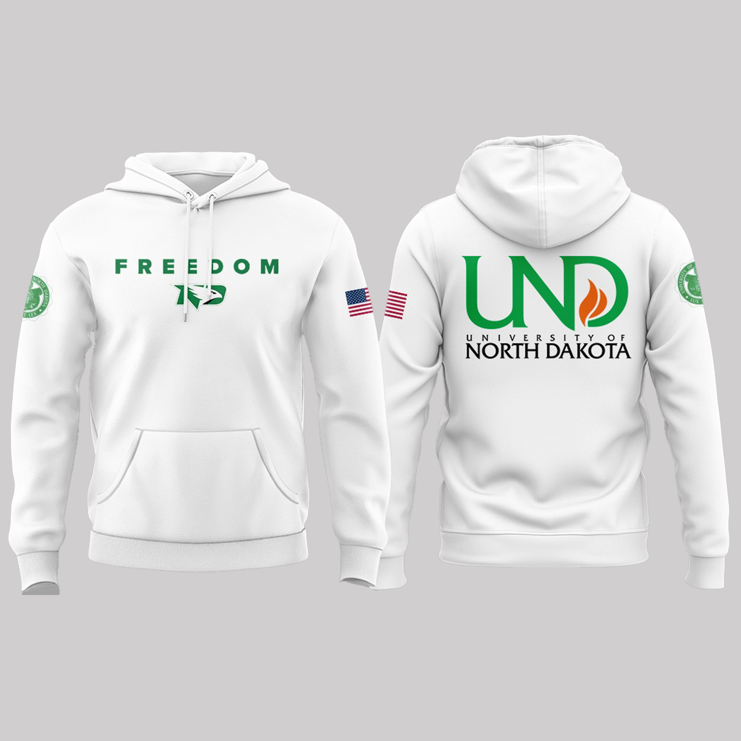 North Dakota x Turning Point USA White 2025 Shirt
