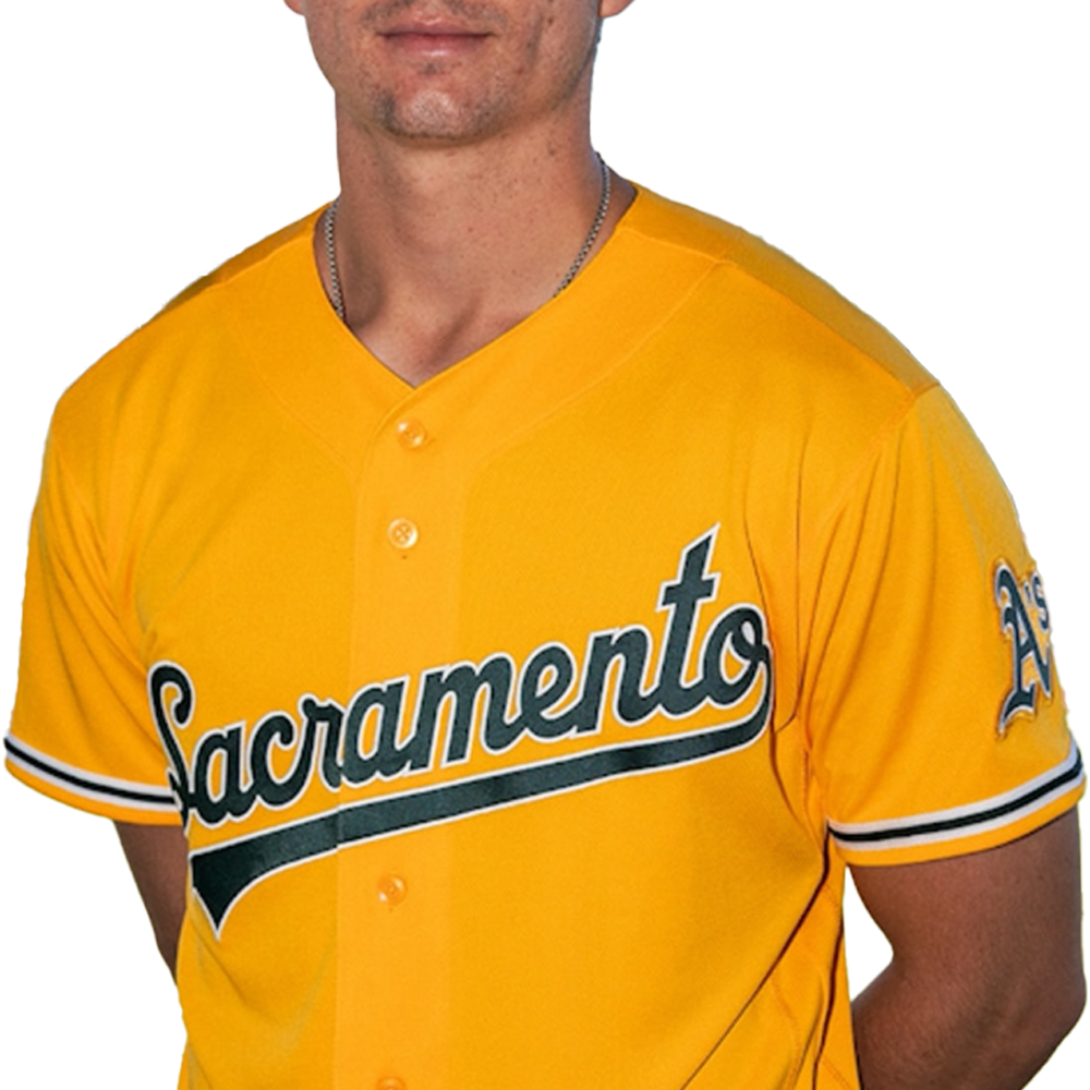 Oakland Athletics gold 2026 Season Sacramento Jersey