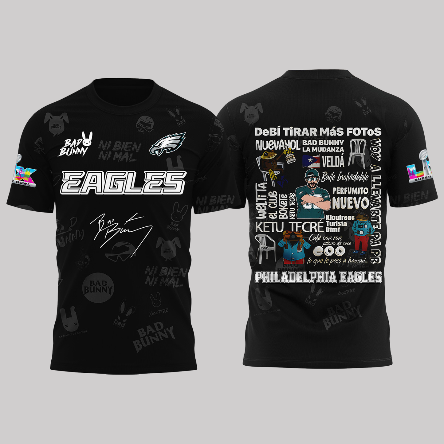 Philadelphia Eagles Bad Bunny Crucial Catch 2025 Shirt