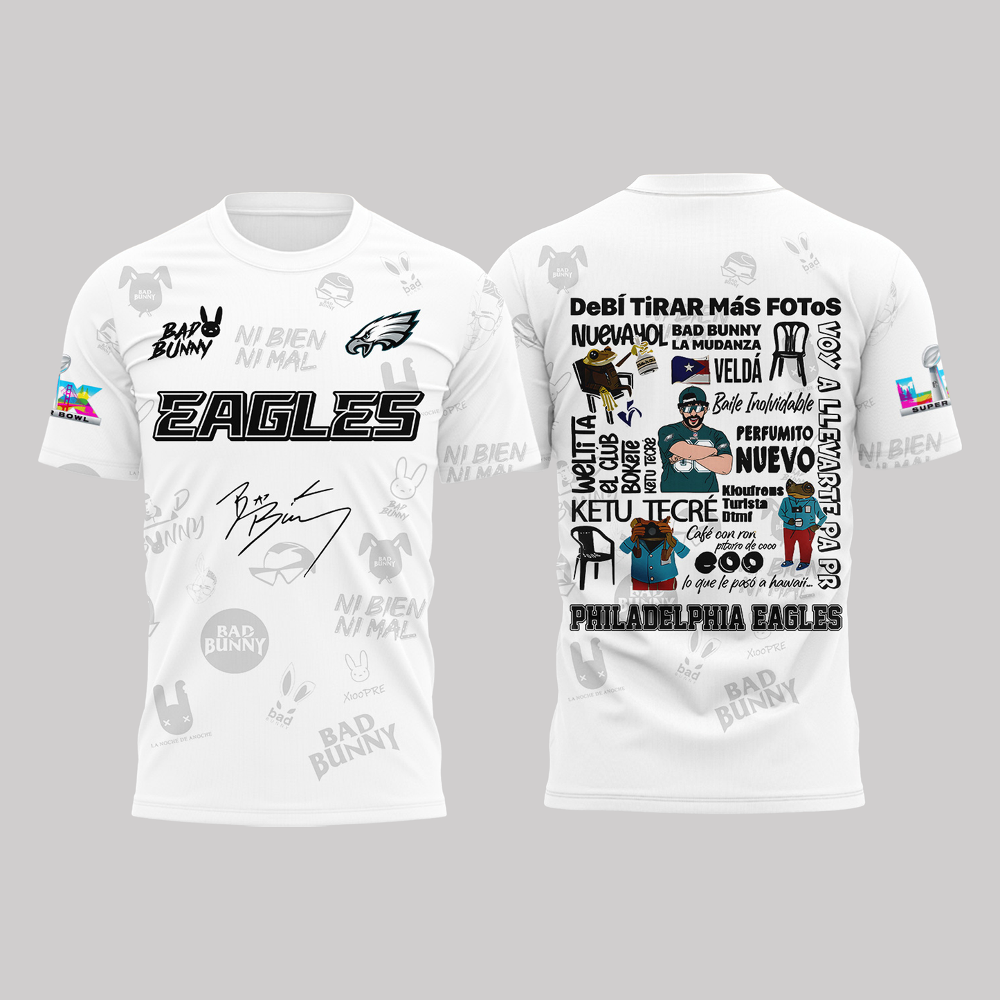 Philadelphia Eagles Bad Bunny Crucial Catch 2025 Shirt