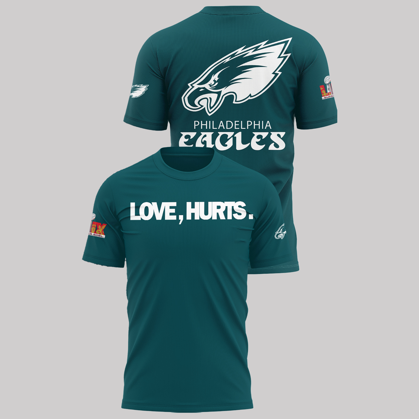Philadelphia Eagles Love Hurts Super Bowl LIX Champions Shirt