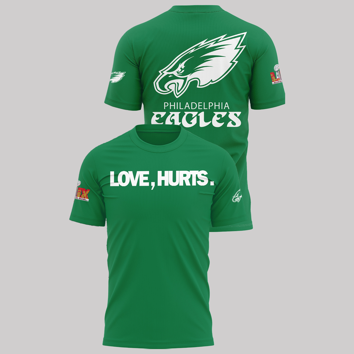 Philadelphia Eagles Love Hurts Super Bowl LIX Champions Shirt