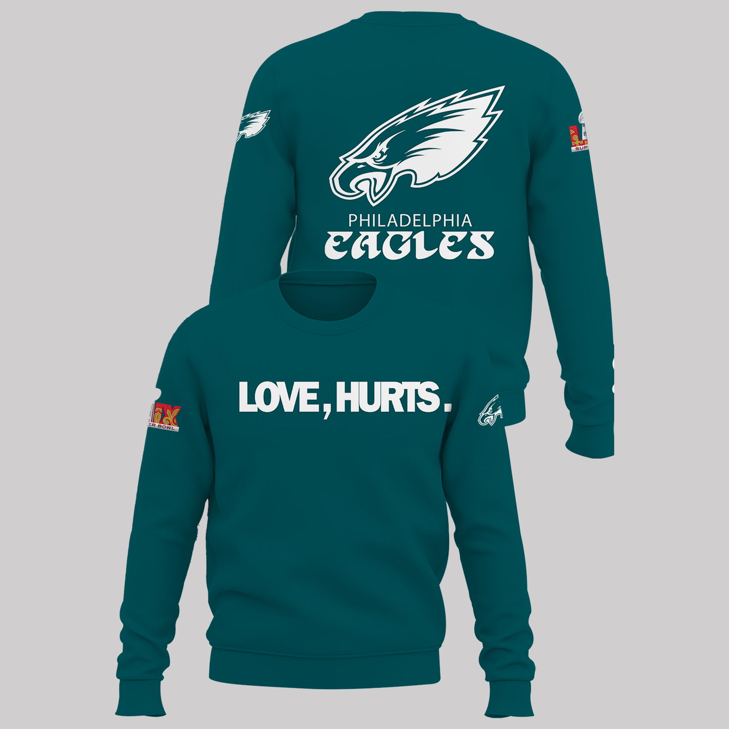 Philadelphia Eagles Love Hurts Super Bowl LIX Champions Shirt