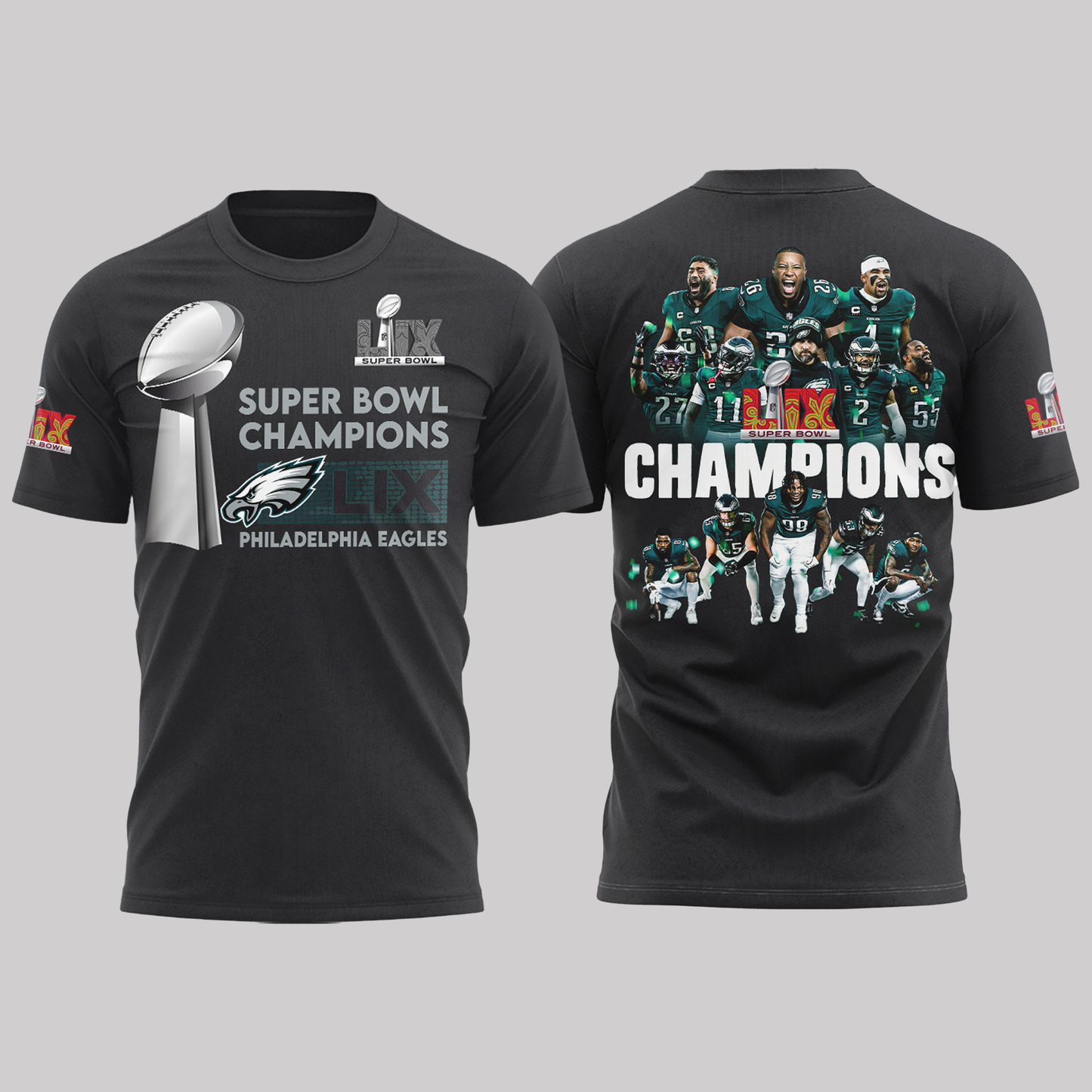 Philadelphia Eagles Super Bowl LIX Champions Shirt