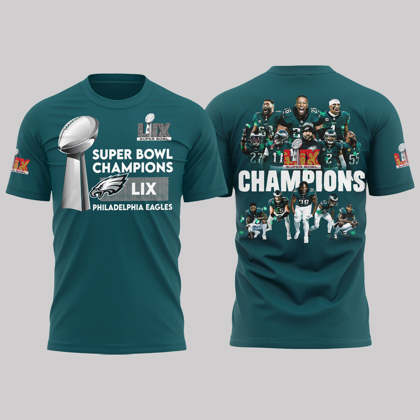 Philadelphia Eagles Super Bowl LIX Champions Shirt
