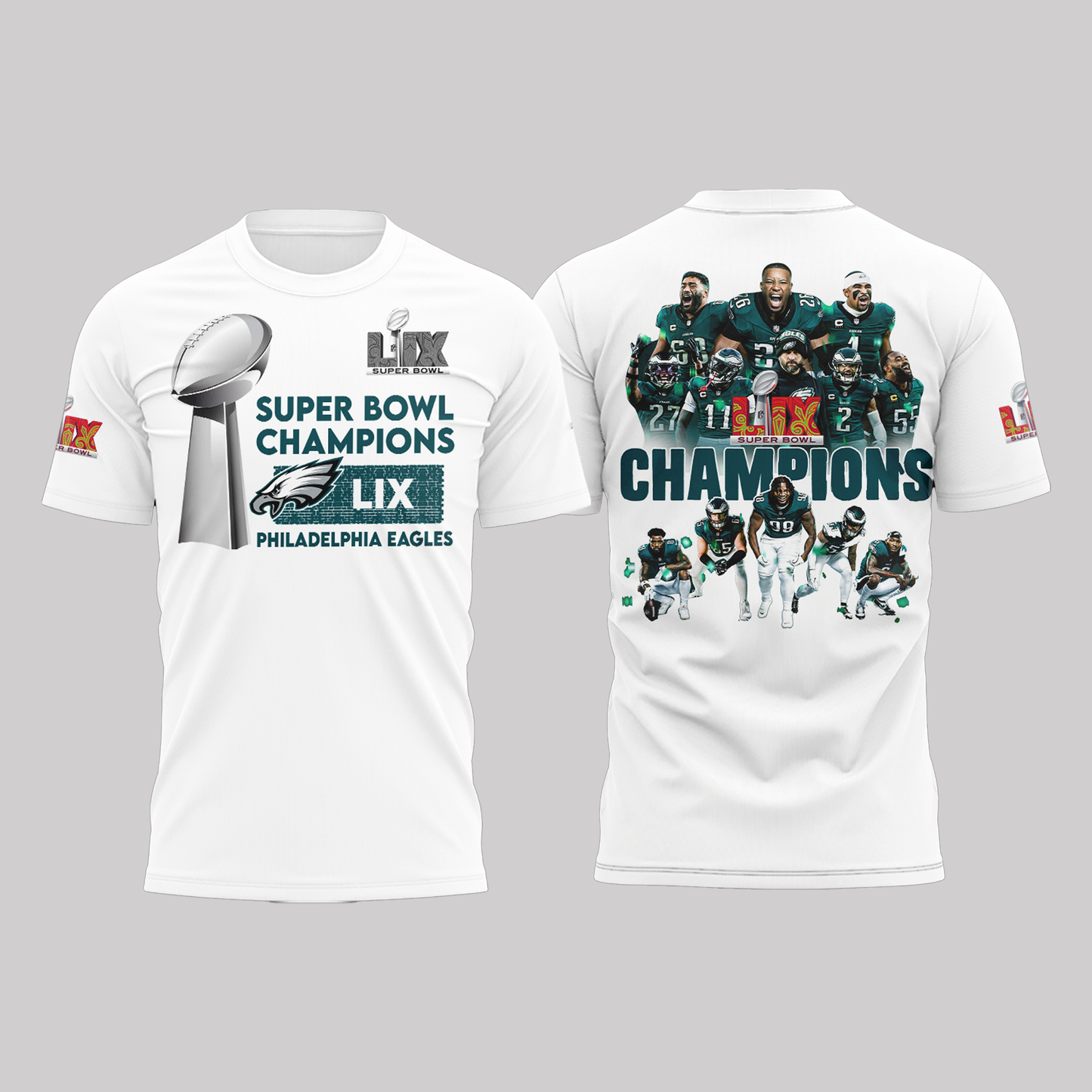 Philadelphia Eagles Super Bowl LIX Champions Shirt