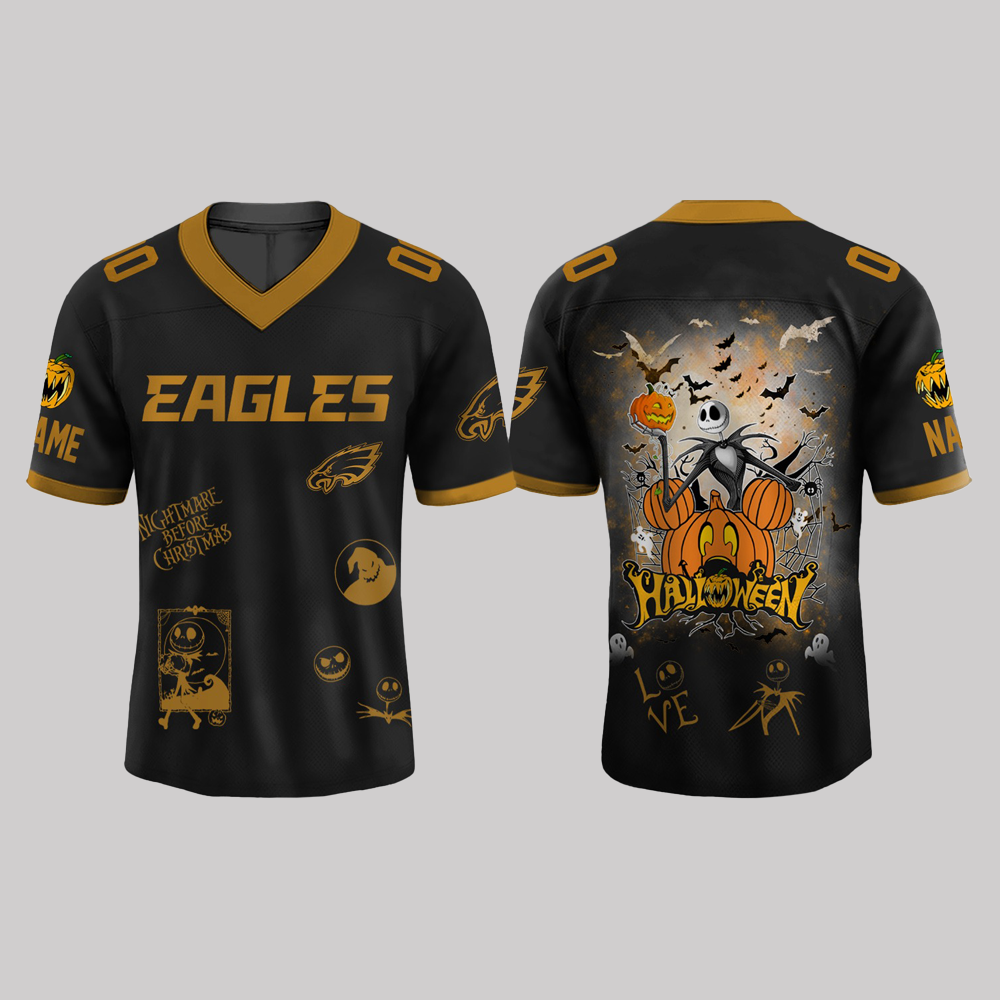 Philadelphia Eagles x The Nightmare Halloween Day Jersey