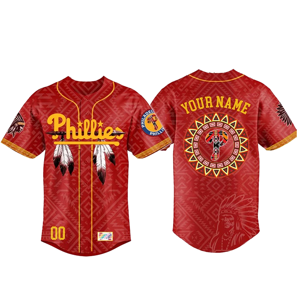 Philadelphia Phillies Indigenous Heritagr Night 2025 Jersey