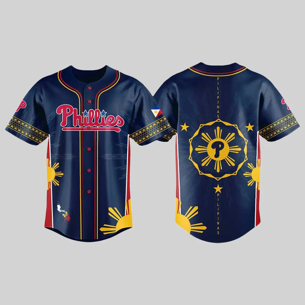 Phillies Filipino Heritage Night Jersey 2025 - Clothingus Diamond