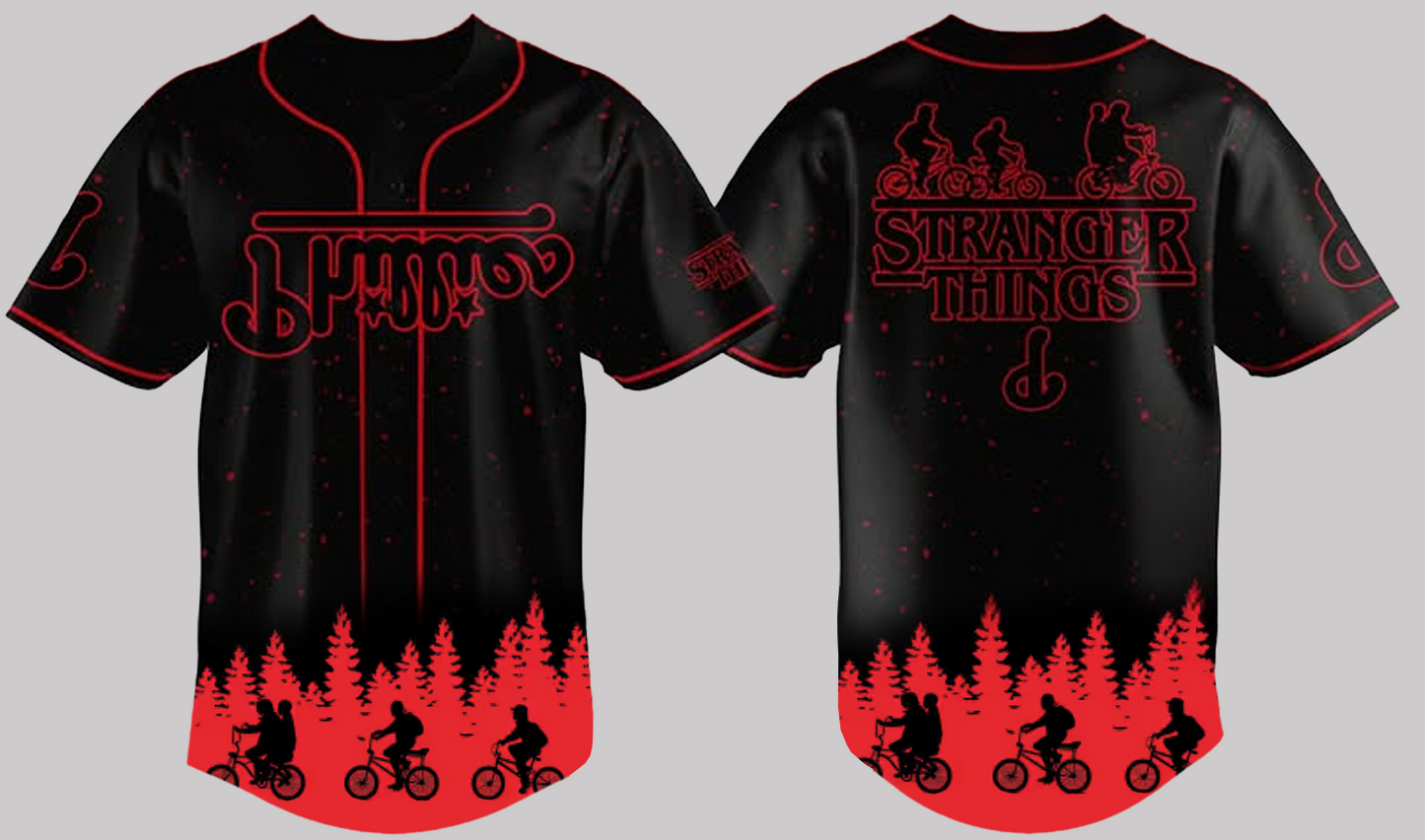 Phillies x Stranger Things 2025 Baseball Jersey