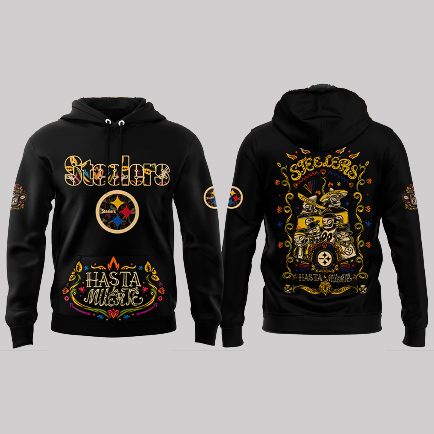 Pittsburgh Steelers 2025 Hasta la Muerte Hoodie