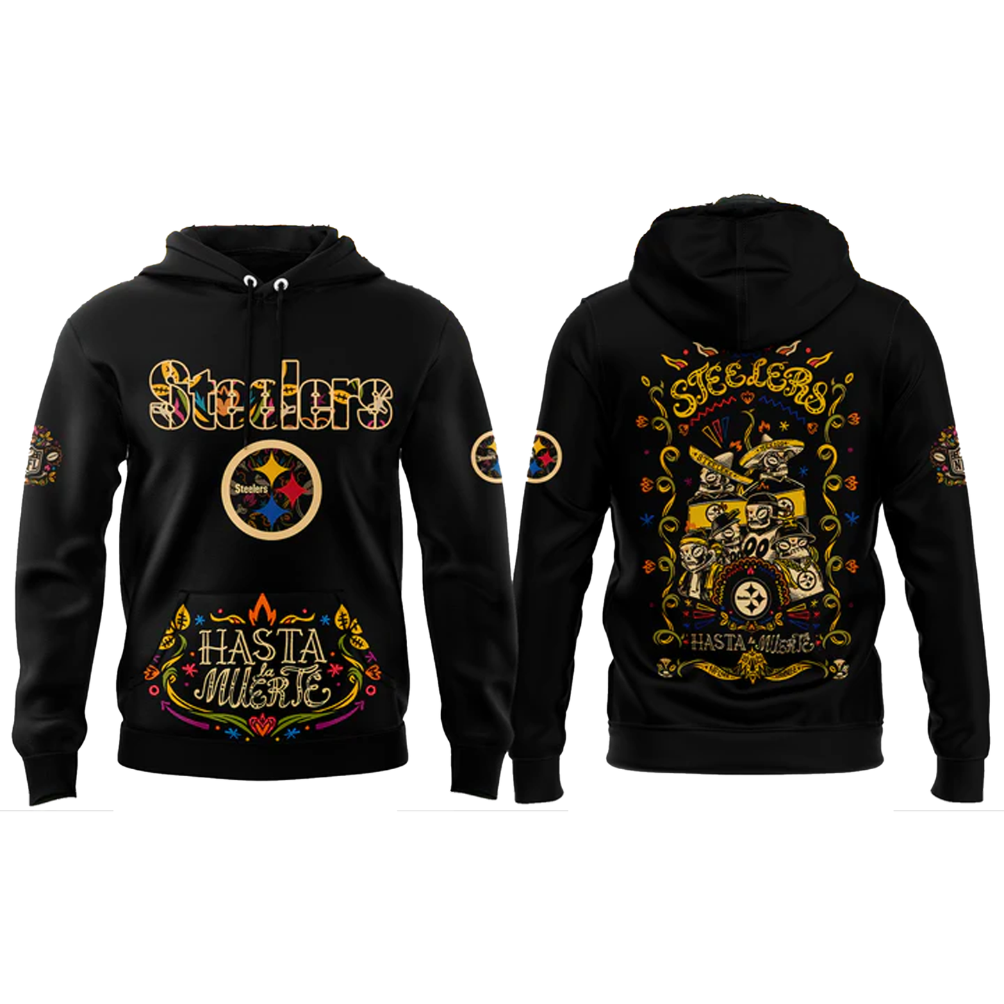 Pittsburgh Steelers 2025 Hasta la Muerte Hoodie