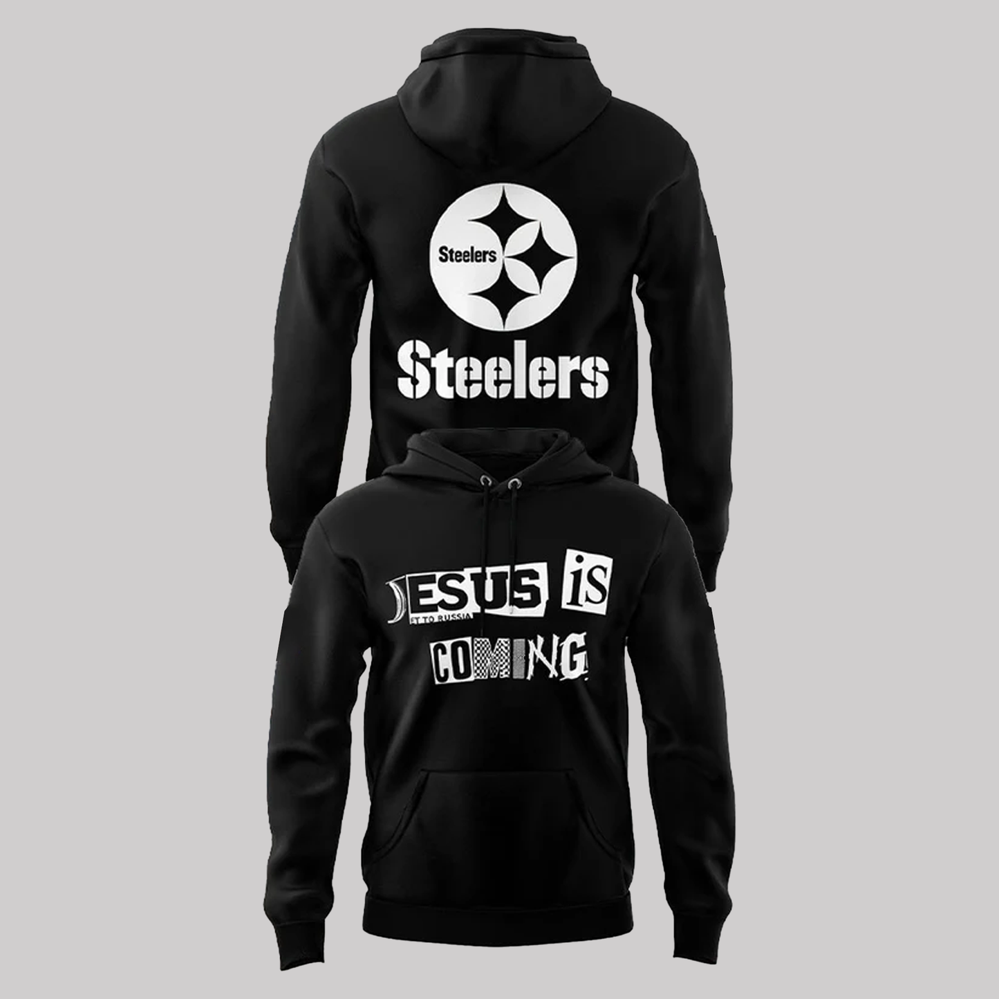 Pittsburgh Steelers 2025 Jesus Is Coming Combo Shirt
