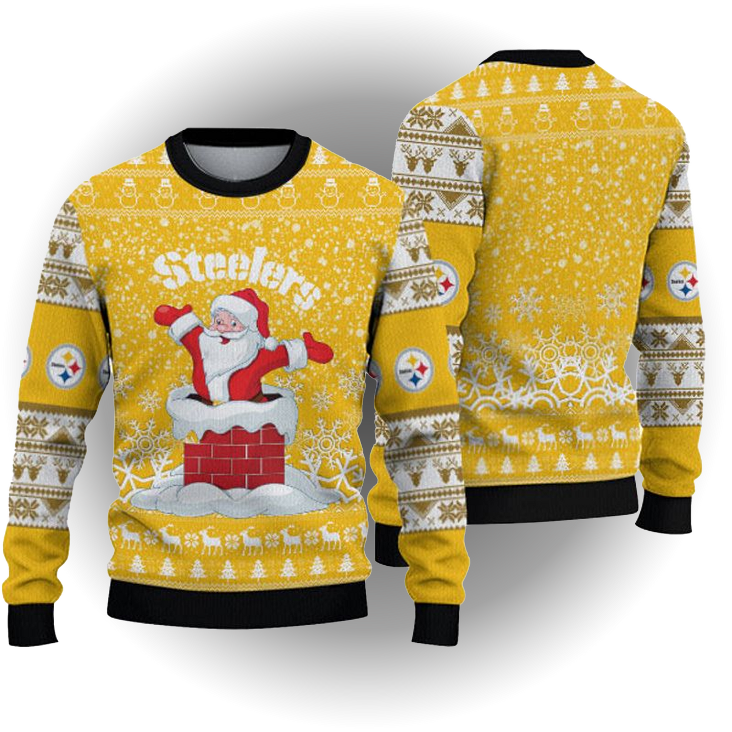 Pittsburgh Steelers “funny Santa” Ugly Christmas 2025 Sweatshirt - Clothingus Diamond