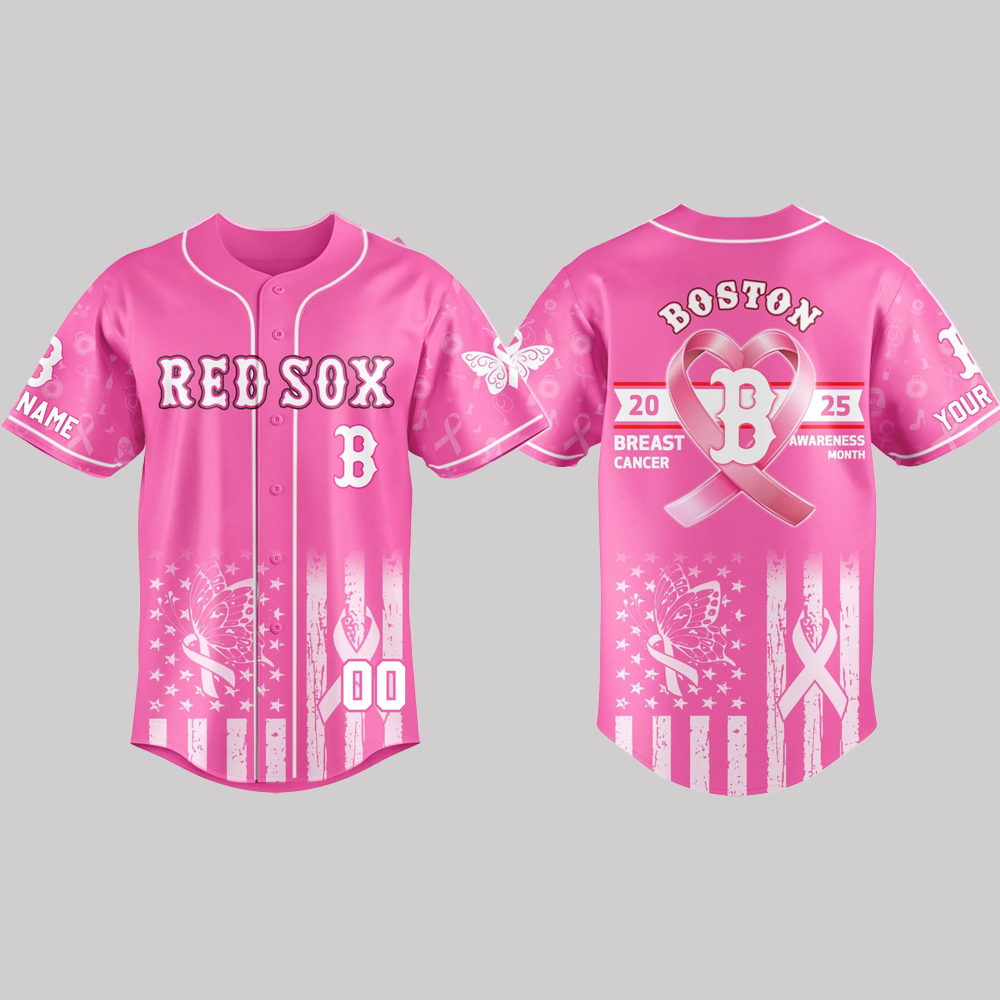 Red Sox Boston Breast Cancer Awareness Month Jersey 2025 Clothingus Diamond
