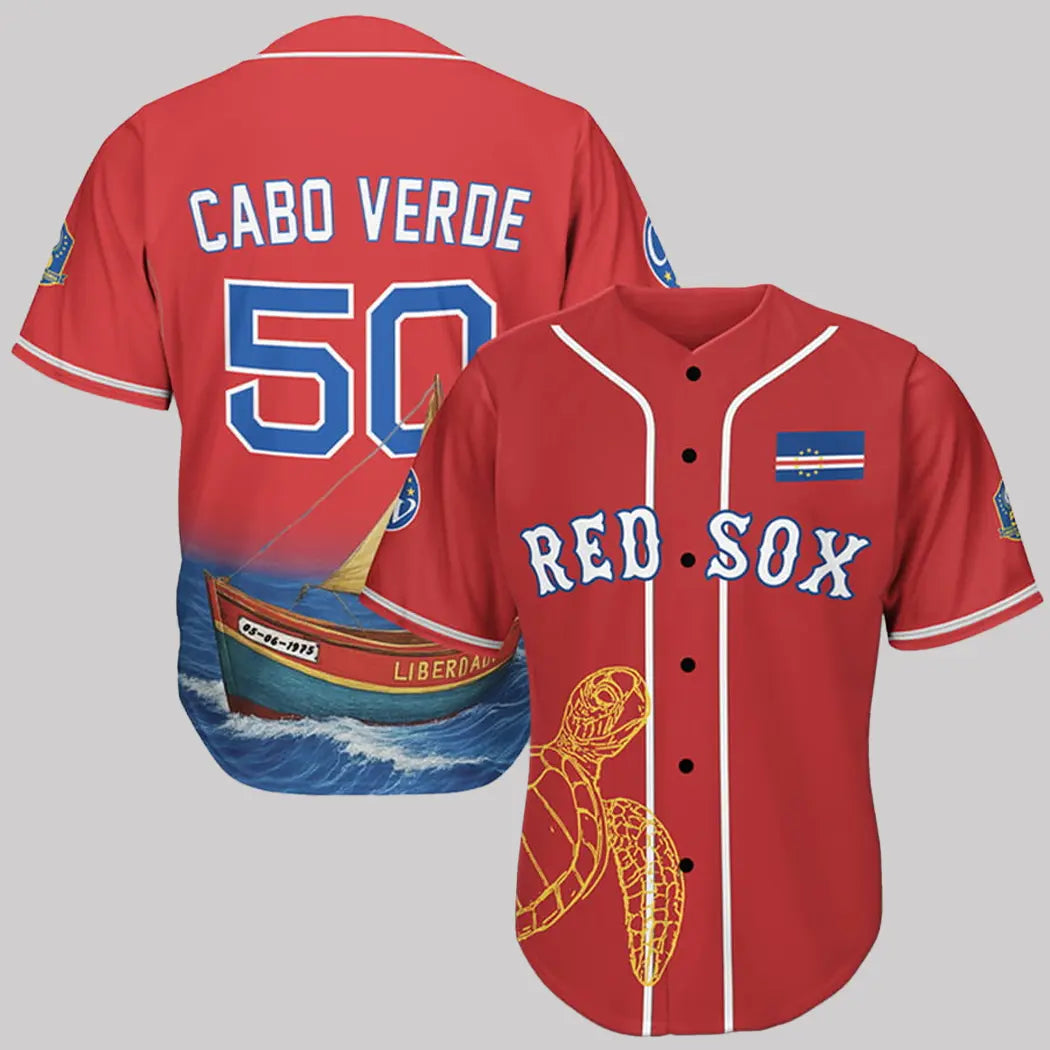 Red Sox Cabo Verde Giveaway Jersey 2025 Clothingus Diamond