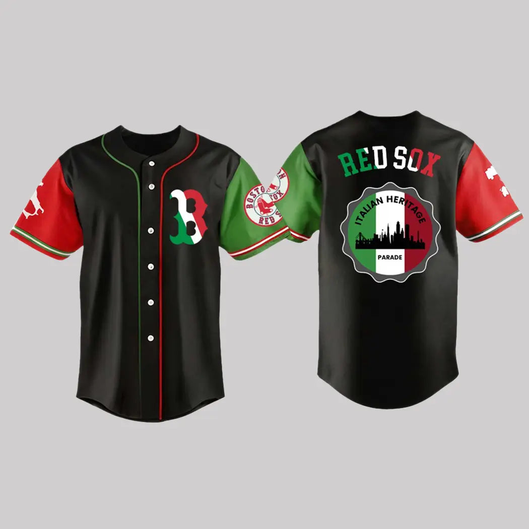Red Sox Italian Heritage Giveaway Jersey 2025 Clothingus Diamond
