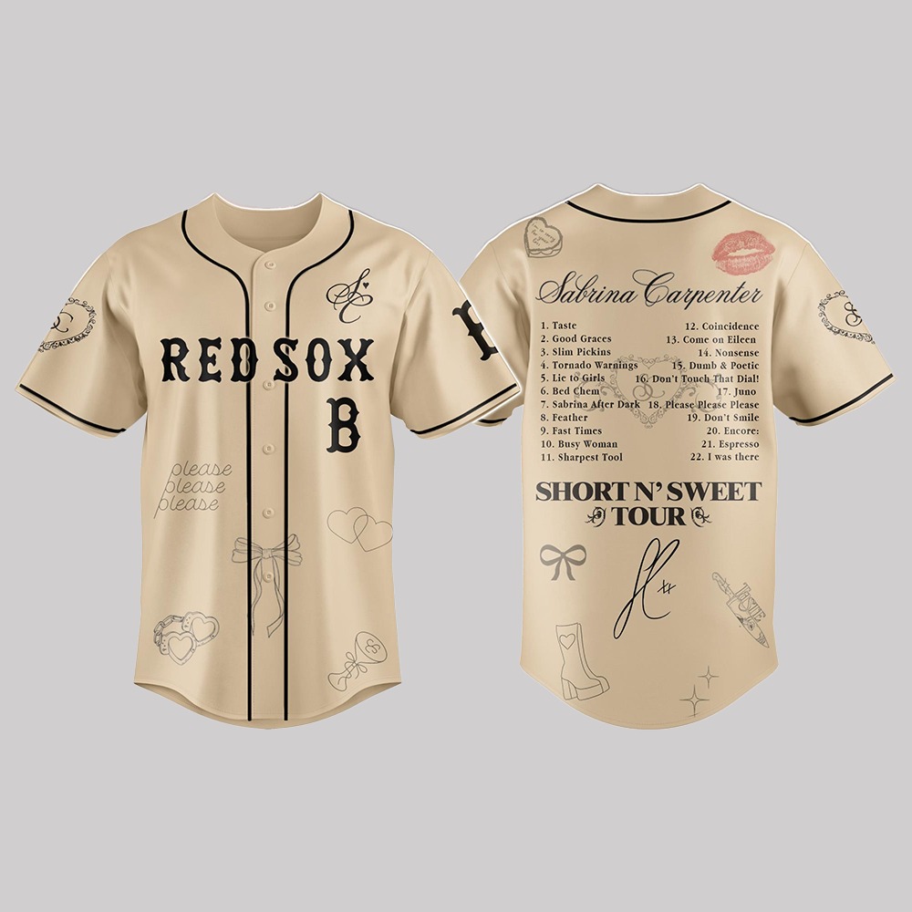 Red Sox x Sabrina Carpenter Short n’ Sweet Tour Jersey 2025