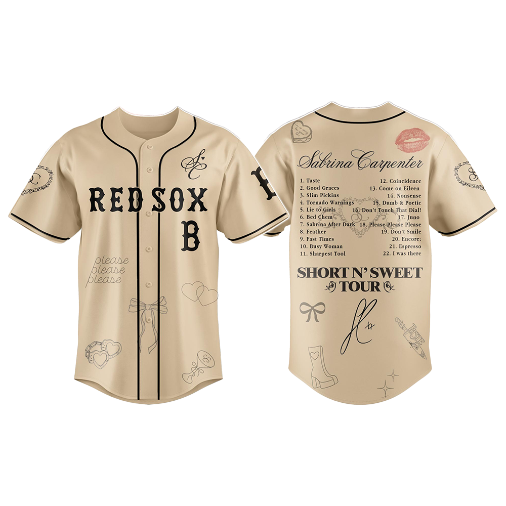 Red Sox x Sabrina Carpenter Short n’ Sweet Tour Jersey 2025